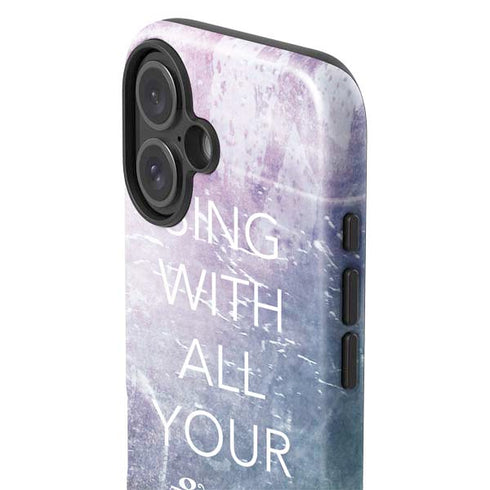 Sing With All Your Heart iPhone 16 Plus Impact Case